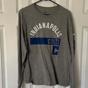 Nike Indianapolis Colts Gray Long Sleeve Tee